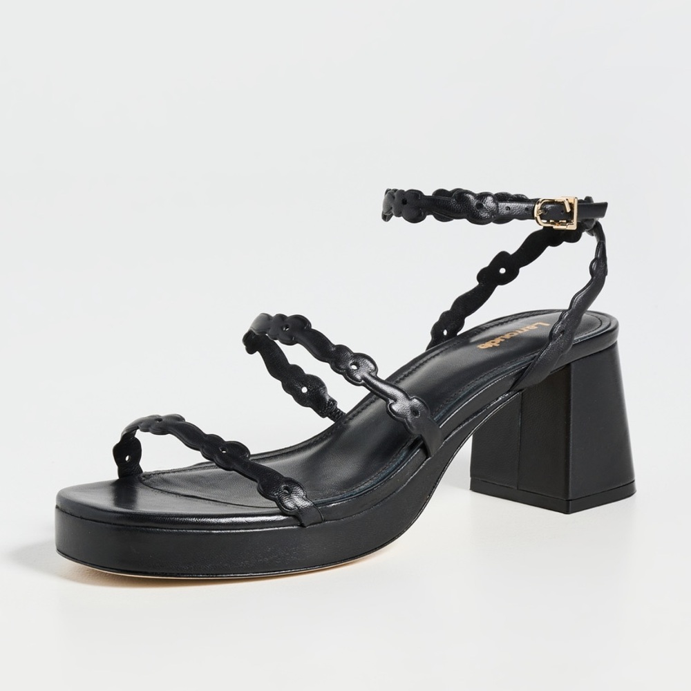 Larroude Margherita black heel EUC 8.5